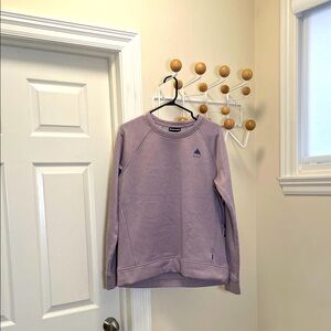 Burton - Classic Outdoor Snowboarding Sweatshirt - Light Purple - M